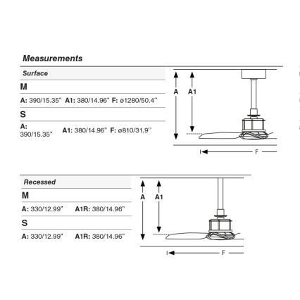 FARO 33428WT - Stropni ventilator JUST FAN S, premer 81 cm, rjava/medenina, Wi-Fi Tuya + daljinski upravljalnik