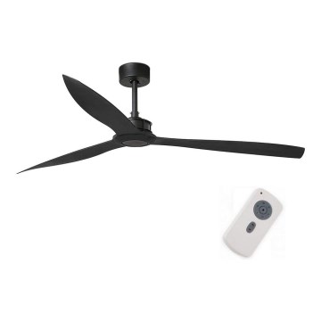 FARO 33432 - Stropni ventilator JUST FAN XL pr. 178 cm črna + Daljinski upravljalnik