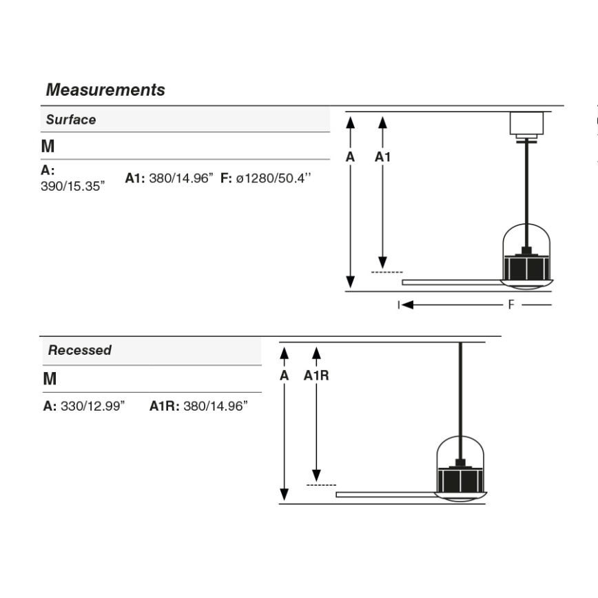 FARO 334351N - LED zatemljiv stropni ventilator WEAVER M LED/16W/230V, premer 128 cm, rjava/črna + daljinski upravljalnik