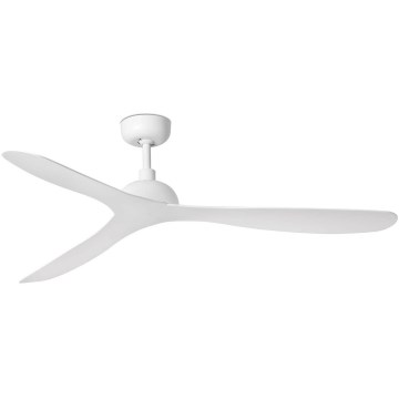 FARO 33446WT - Stropni ventilator GOTLAND L bela pr. 132 cm Wi-Fi Tuya + Daljinski upravljalnik