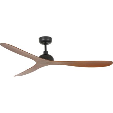 FARO 33447WT - Stropni ventilator GOTLAND L rjava/črna pr. 132 cm Wi-Fi Tuya + Daljinski upravljalnik