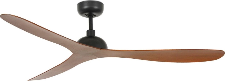 FARO 33447WT - Stropni ventilator GOTLAND L rjava/črna pr. 132 cm Wi-Fi Tuya + Daljinski upravljalnik