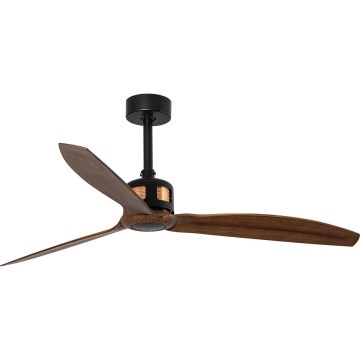 FARO 33451WT - Stropni ventilator COPPER FAN M, premer 128 cm, rjava/črna, Wi‑Fi Tuya + daljinski upravljalnik