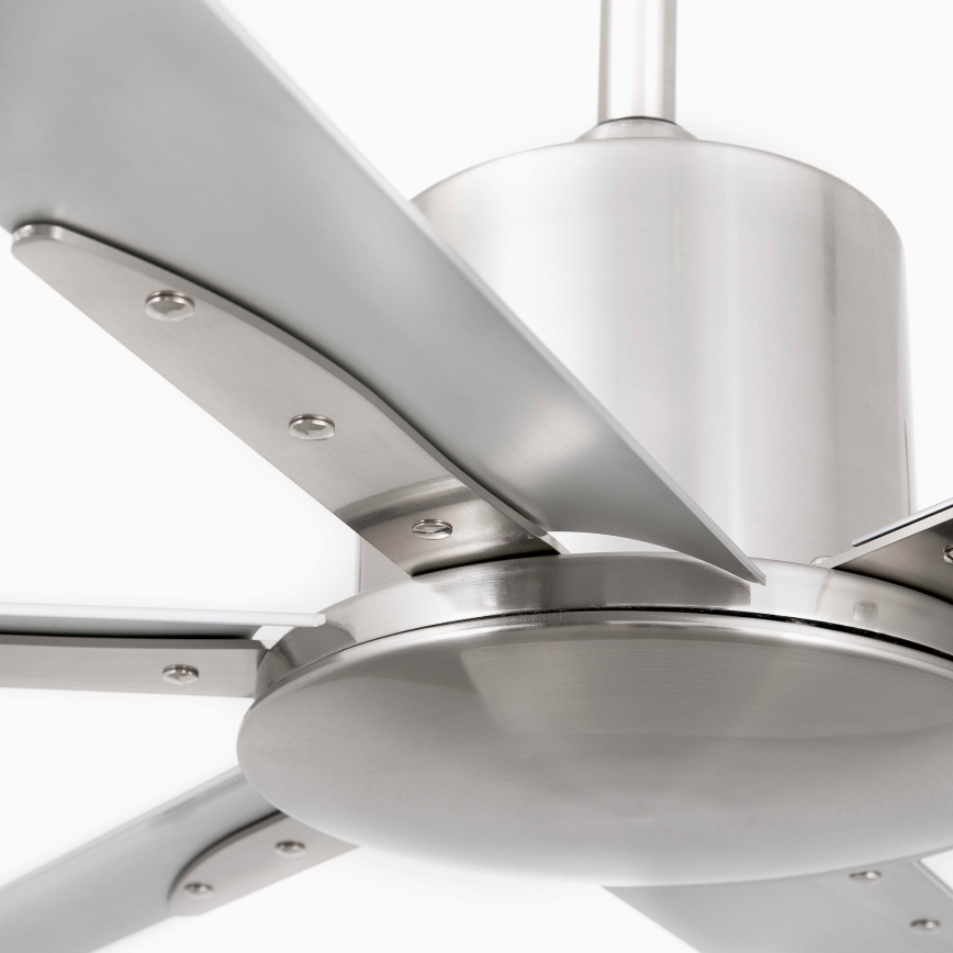 FARO 33465A - Stropni ventilator ANDROS XL mat krom pr. 213 cm + Daljinski upravljalnik