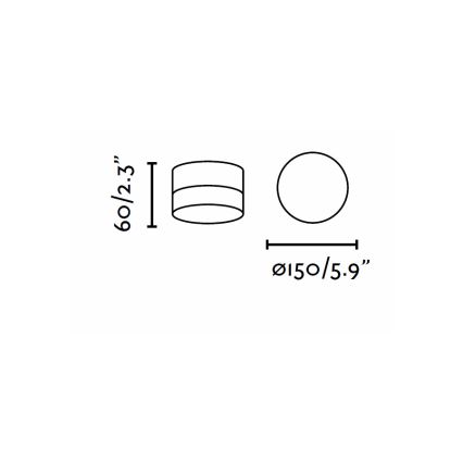 FARO 33476 - LED Svetilka za ventilator MOLOCAI LED/18W/230V