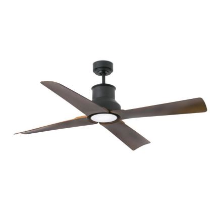 FARO 33484 - LED Svetilka za ventilator WINCHE LED/15W/230V IP44 črna