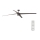 FARO 33495 - LED Zatemnitveni stropni ventilator ATTOS LED/20W/230V rjava pr. 213 cm + Daljinski upravljalnik