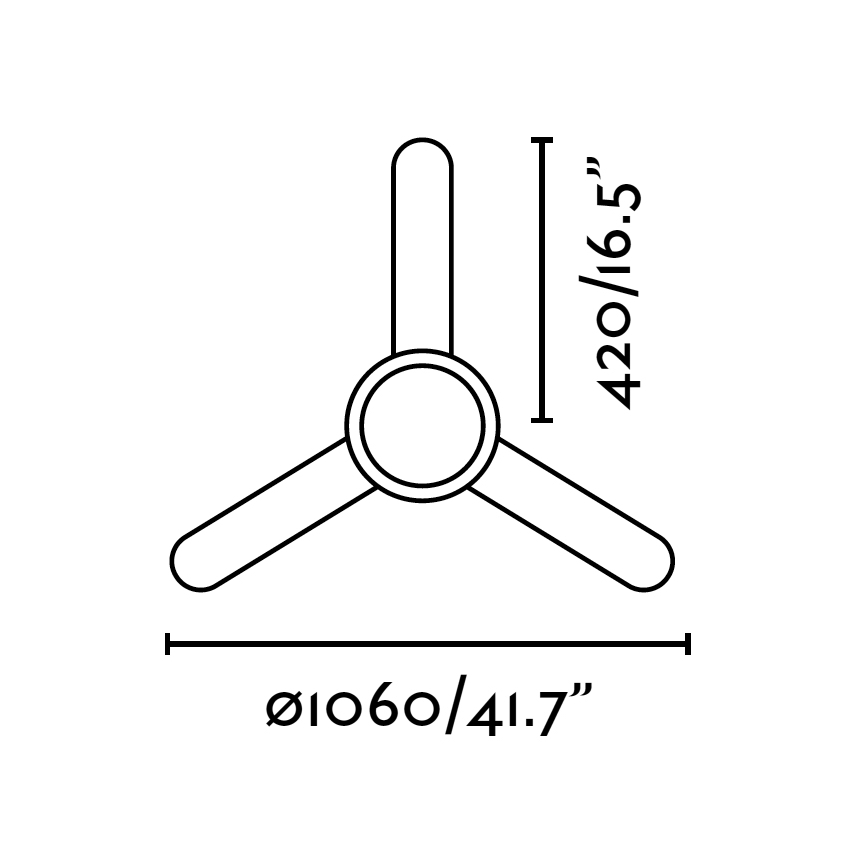 FARO 33600 - Stropni ventilator FEROE 2xE14/40W/230V