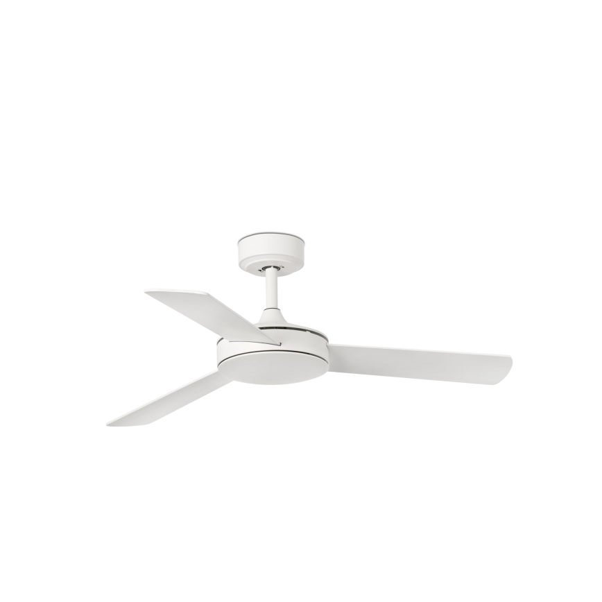 FARO 33603DCWT - Stropni ventilator MINI MALLORCA S rjava/bela pr. 106 cm Wi-Fi Tuya + Daljinski upravljalnik