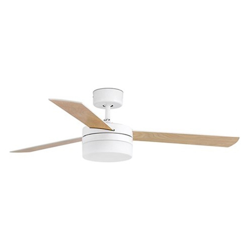 FARO 33607 - Stropni ventilator PANAY 2xE14/40W/230V bela + Daljinski upravljalnik