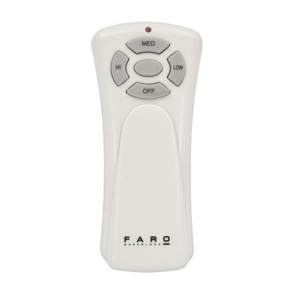 FARO 33607 - Stropni ventilator PANAY 2xE14/40W/230V bela + Daljinski upravljalnik