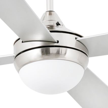 FARO 33699 - Stropni ventilator MINI ICARIA 2xE14/8W/230V mat krom/siva