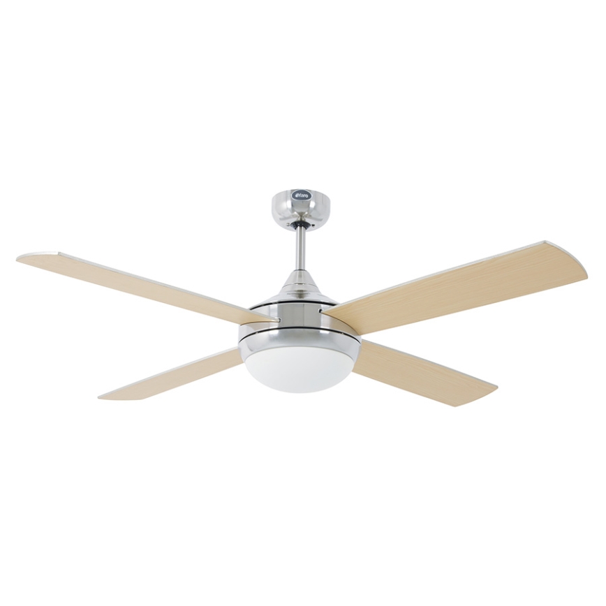 FARO 33701 - Stropni ventilator ICARIA z daljinskim upravljalnikom 2xE27/20W/230V siv