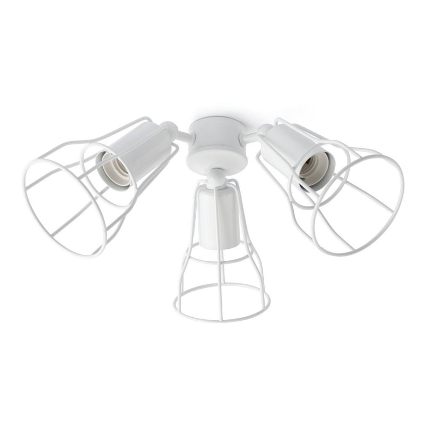 FARO 33716 - Svetilka za ventilator YAKARTA 3xE27/15W/230V bela