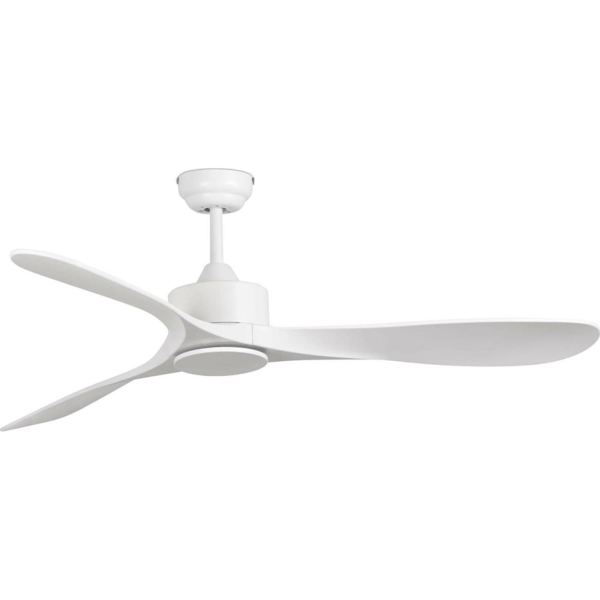 FARO 33750DCWT - Stropni ventilator LUZON L bela pr. 132 cm Wi-Fi Tuya + Daljinski upravljalnik