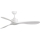 FARO 33750DCWT - Stropni ventilator LUZON L bela pr. 132 cm Wi-Fi Tuya + Daljinski upravljalnik