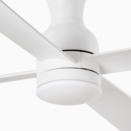 FARO 33756WT - LED Stropni ventilator FRASER XL LED/16W/230V bela pr. 120 cm Wi-Fi Tuya + Daljinski upravljalnik