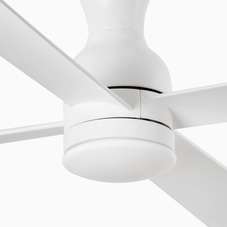 FARO 33756WT - LED Stropni ventilator FRASER XL LED/16W/230V bela pr. 120 cm Wi-Fi Tuya + Daljinski upravljalnik