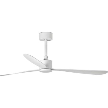 FARO 33760WT - Stropni ventilator AMELIA L bela pr. 132 cm Wi-Fi Tuya + Daljinski upravljalnik
