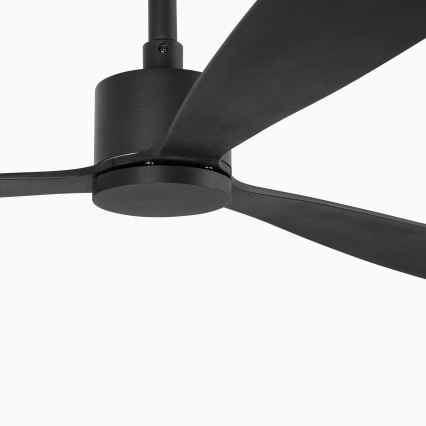 FARO 33761WT - Stropni ventilator AMELIA L črna pr. 132 cm Wi-Fi Tuya + Daljinski upravljalnik