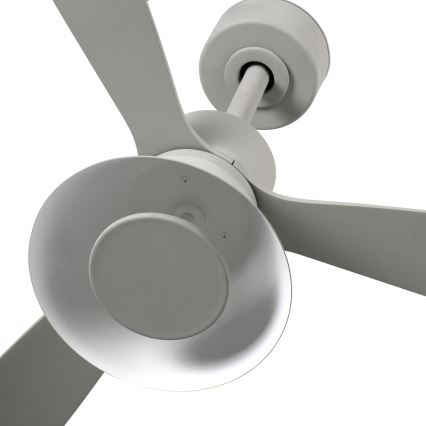FARO 33762WT-24 - LED Zatemnitveni stropni ventilator AMELIA L CONE LED/20W/230V 2700/3500/5000K siva pr. 132 cm Wi-Fi Tuya + Daljinski upravljalnik