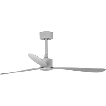 FARO 33762WT - Stropni ventilator AMELIA L siva pr. 132 cm Wi-Fi Tuya + Daljinski upravljalnik