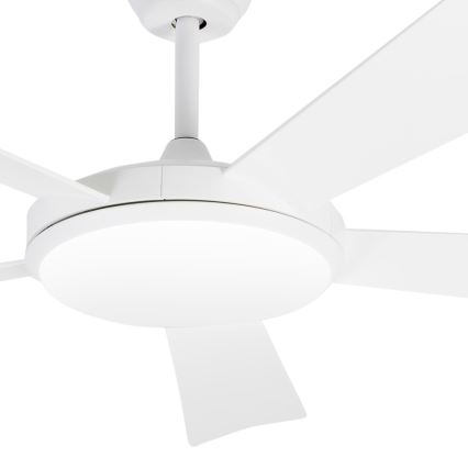 FARO 33803 - LED Stropni ventilator SAONA LED/24W/230V bela pr. 132 cm + Daljinski upravljalnik