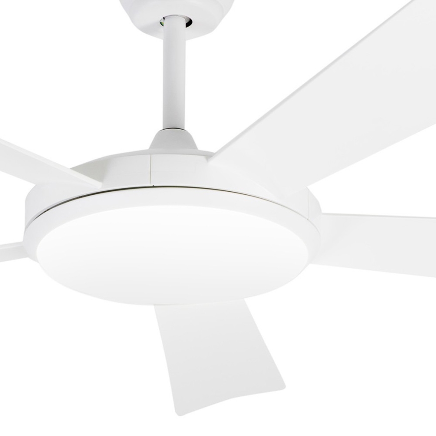 FARO 33803 - LED Stropni ventilator SAONA LED/24W/230V bela pr. 132 cm + Daljinski upravljalnik