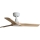 FARO 33805WT - Stropni ventilator HEYWOOD S les/bela pr. 90 cm Wi-Fi Tuya + Daljinski upravljalnik