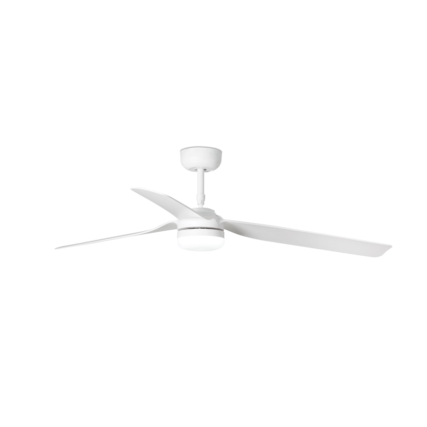 FARO 33814WT-20 - LED zatemljiv stropni ventilator PUNT M LED/18W/230V 2700/3000/4000K bela premer 132 cm Wi-Fi Tuya + daljinski upravljalnik