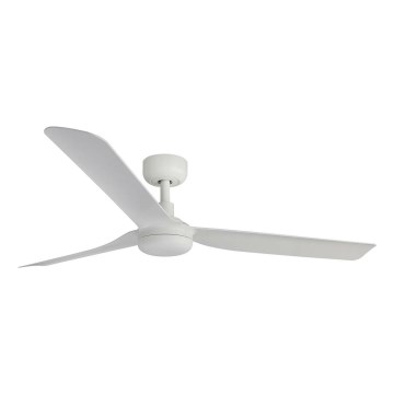 FARO 33814WT - Stropni ventilator PUNT M bela pr. 132 cm Wi-Fi Tuya + Daljinski upravljalnik
