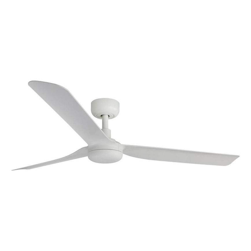 FARO 33814WT - Stropni ventilator PUNT M bela pr. 132 cm Wi-Fi Tuya + Daljinski upravljalnik