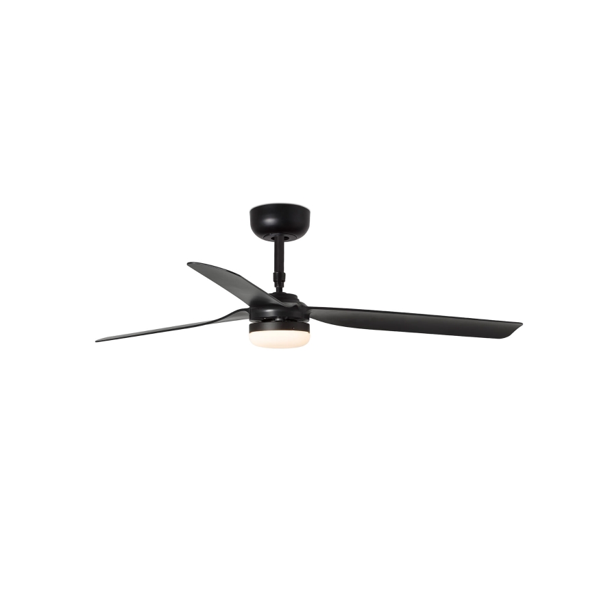 FARO 33815WT-21 - LED zatemnjevalni stropni ventilator PUNT M LED/18W/230V 2700/3000/4000K črna premer 132 cm Wi-Fi Tuya + daljinski upravljalnik