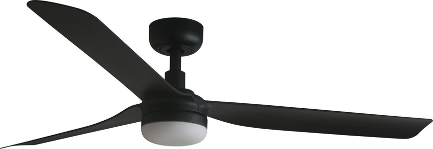 FARO 33815WT-21 - LED Zatemnitveni stropni ventilator PUNT M LED/18W/230V 3000/4200/6500K črna pr. 132 cm Wi-Fi Tuya + Daljinski upravljalnik