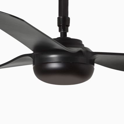 FARO 33815WT - Stropni ventilator PUNT M črna pr. 132 cm Wi-Fi Tuya + Daljinski upravljalnik
