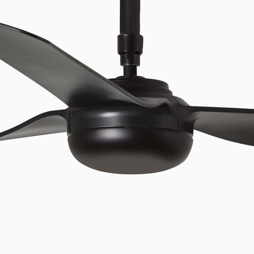 FARO 33815WT - Stropni ventilator PUNT M črna pr. 132 cm Wi-Fi Tuya + Daljinski upravljalnik