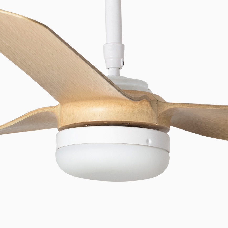 FARO 33816-20 - LED Stropni ventilator PUNT LED/18W/230V Wi-Fi bež/bela + Daljinski upravljalnik