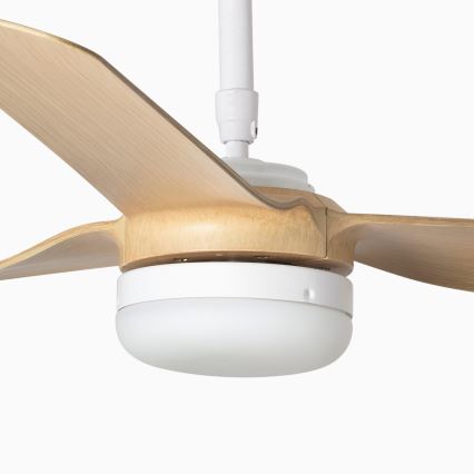 FARO 33816-20 - LED Stropni ventilator PUNT LED/18W/230V Wi-Fi rjava/črna + Daljinski upravljalnik