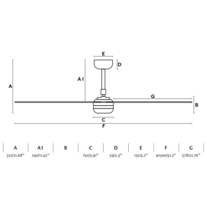 FARO 33816-20 - LED Stropni ventilator PUNT LED/18W/230V Wi-Fi rjava/črna + Daljinski upravljalnik