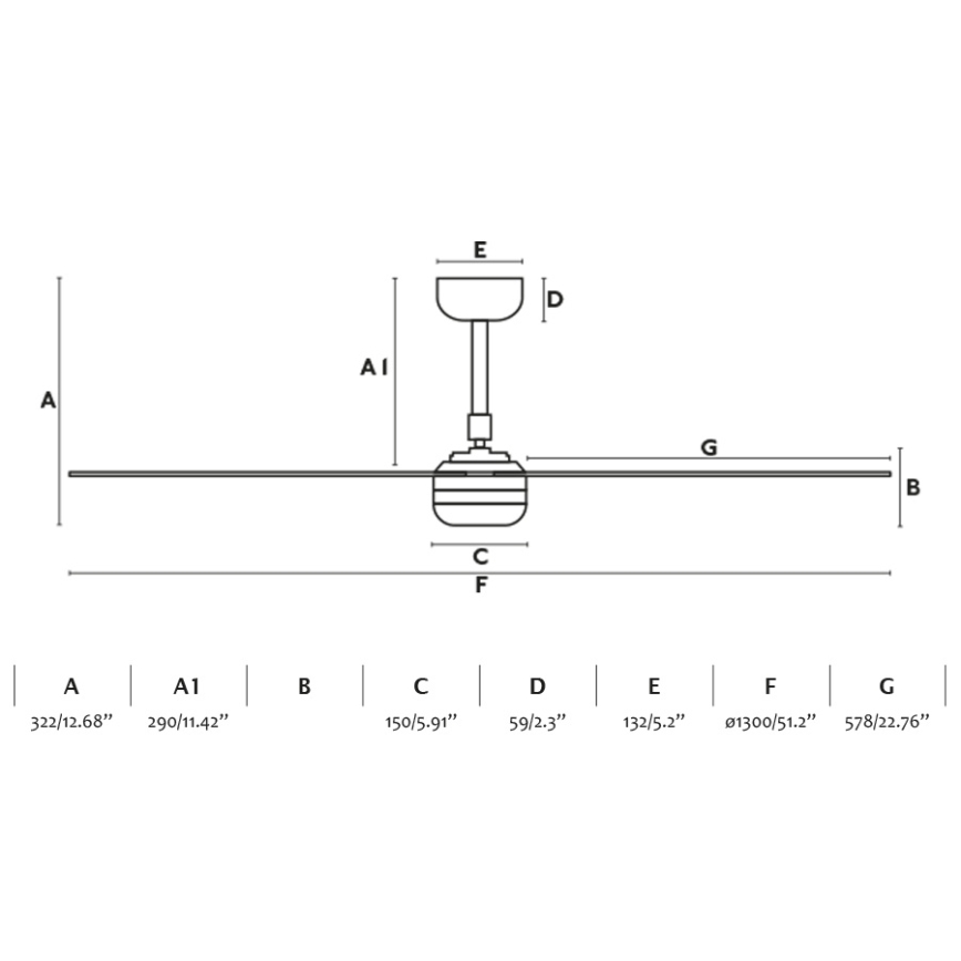FARO 33816-20 - LED Stropni ventilator PUNT LED/18W/230V Wi-Fi rjava/črna + Daljinski upravljalnik