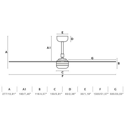 FARO 33816WT-20 - LED Zatemnitveni stropni ventilator PUNT M LED/18W/230V rjava/bela pr. 132 cm Wi-Fi Tuya + Daljinski upravljalnik
