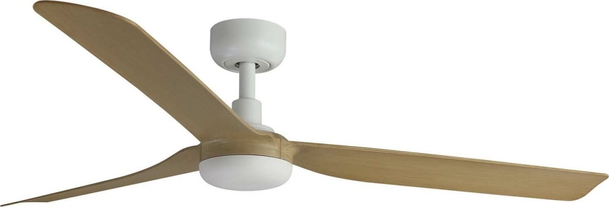 FARO 33816WT - Stropni ventilator PUNT M rjava/bela pr. 132 cm Wi-Fi Tuya + Daljinski upravljalnik