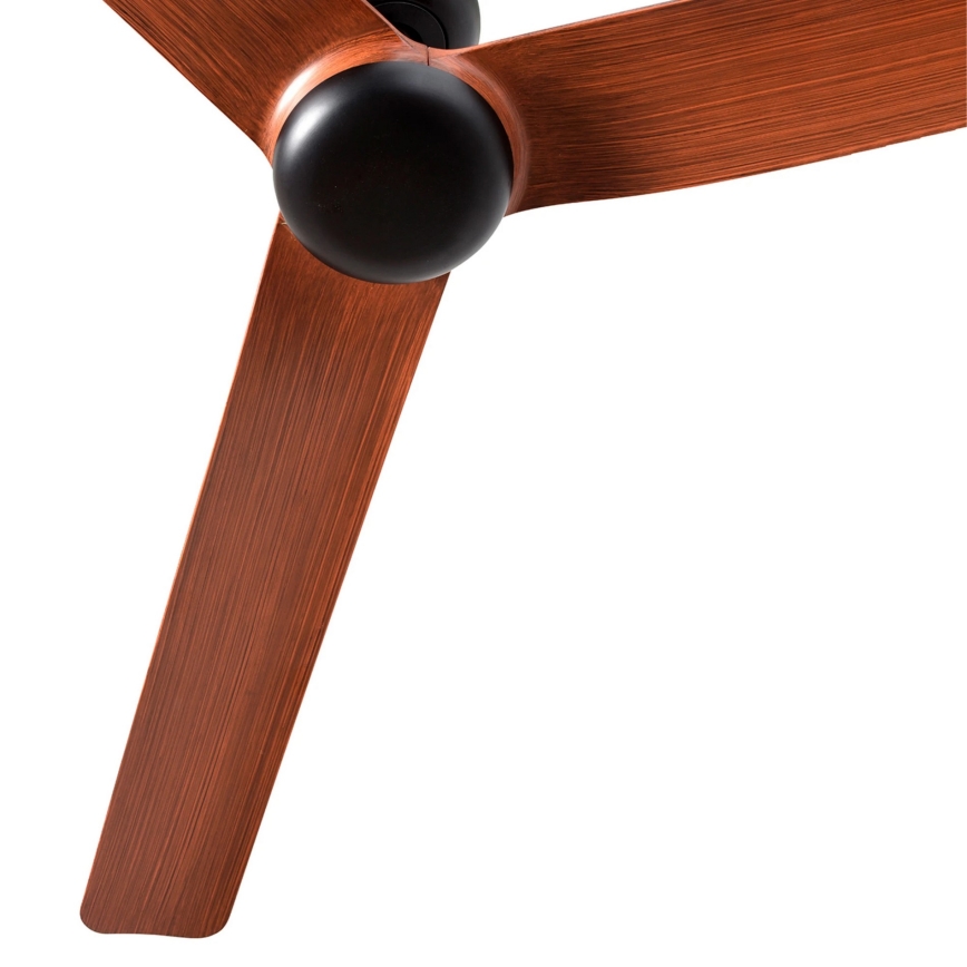FARO 33817 - Stropni ventilator PUNT rjava/črna pr. 130 cm + Daljinski upravljalnik