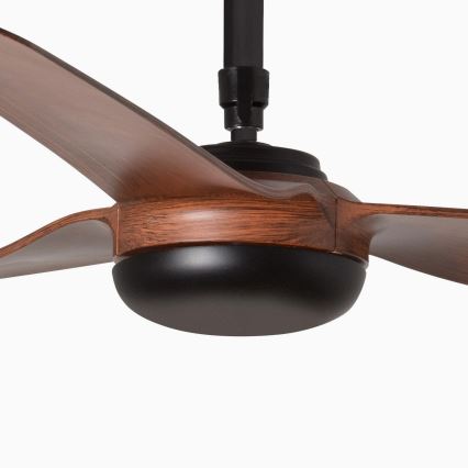 FARO 33817 - Stropni ventilator PUNT rjava/črna pr. 130 cm + Daljinski upravljalnik
