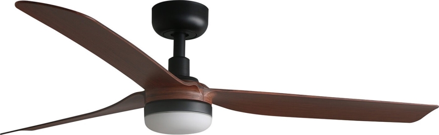 FARO 33817WT-21 - LED Zatemnitveni stropni ventilator PUNT M LED/18W/230V rjava/črna pr. 132 cm Wi-Fi Tuya + Daljinski upravljalnik