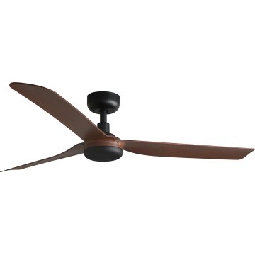 FARO 33817WT - Stropni ventilator PUNT M rjava/črna pr. 132 cm Wi-Fi Tuya + Daljinski upravljalnik