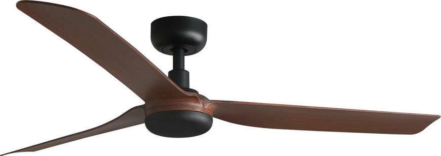 FARO 33817WT - Stropni ventilator PUNT M rjava/črna pr. 132 cm Wi-Fi Tuya + Daljinski upravljalnik