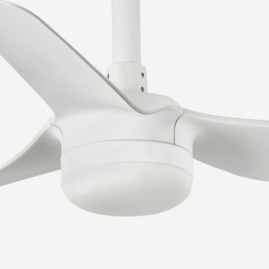 FARO 33820WT-1TW - zatemljiv LED stropni ventilator MINI PUNT S LED/10W/230V 2700/3000/4000K bel, premer 90 cm Wi-Fi Tuya + daljinski upravljalnik