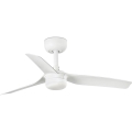 FARO 33820WT-1TW - zatemljiv LED stropni ventilator MINI PUNT S LED/10W/230V 2700/3000/4000K bel, premer 90 cm Wi-Fi Tuya + daljinski upravljalnik