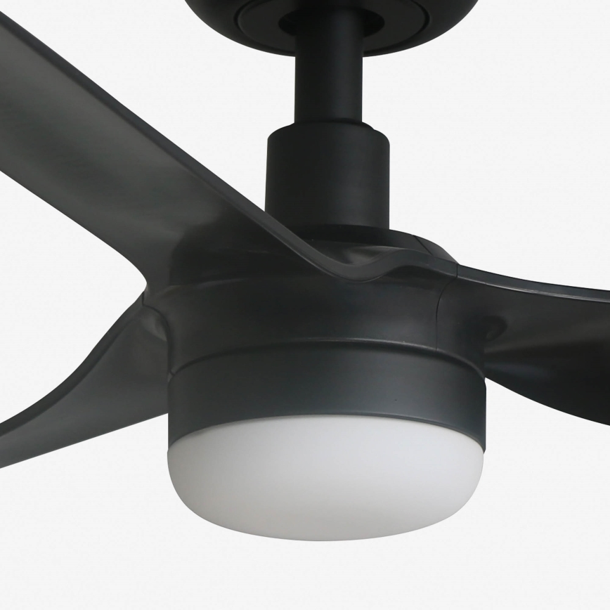 FARO 33822-1TW - LED Zatemnitveni stropni ventilator MINI PUNT S LED/10W 2700/4000/6000K črna pr. 90 cm + Daljinski upravljalnik